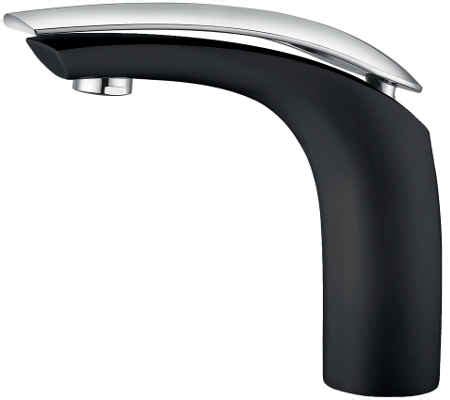 Celine Basin Mixer Black and Chrome 